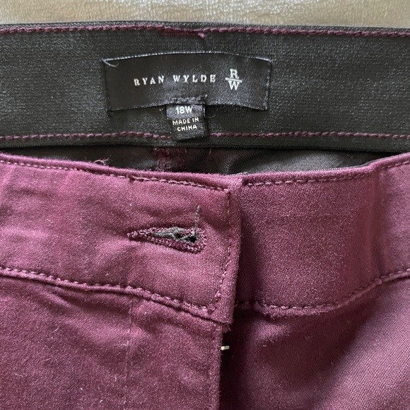 Ryan Wilde Burgundy Pants - Picture 3 of 5